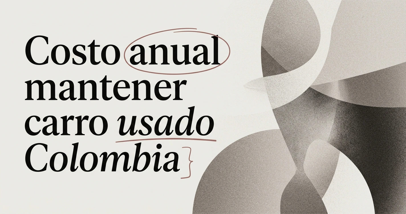 Cuánto cuesta mantener un carro usado en Colombia