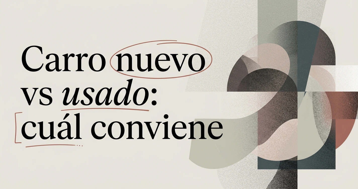 Carro nuevo vs usado: ¿cuál te conviene más?