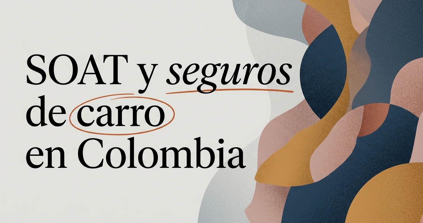 SOAT y seguros de carro en Colombia: lo que debes saber